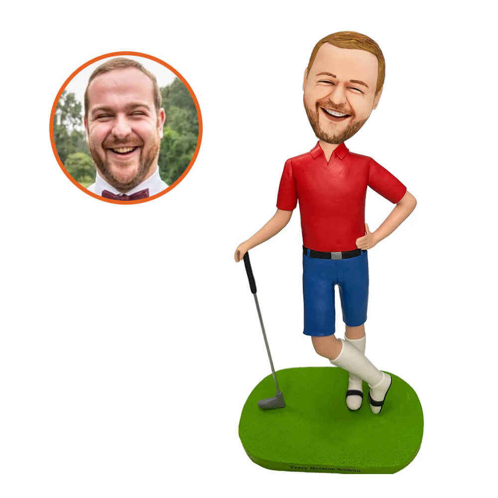 Golf Player Custom bobblehead